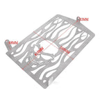 Skull Flame Radiator Grille Guard Cover for YAMAHA Royal Star XVZ13 (1996-2010)