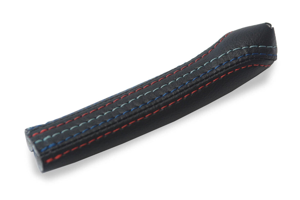 Leather E Brake Boot Cover for BMW E30 (1984–1991) Black M Type Stitch