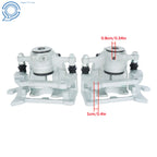 Set of 2 Rear Brake Calipers w/Bracket for Audi Q5 (2013–2017)