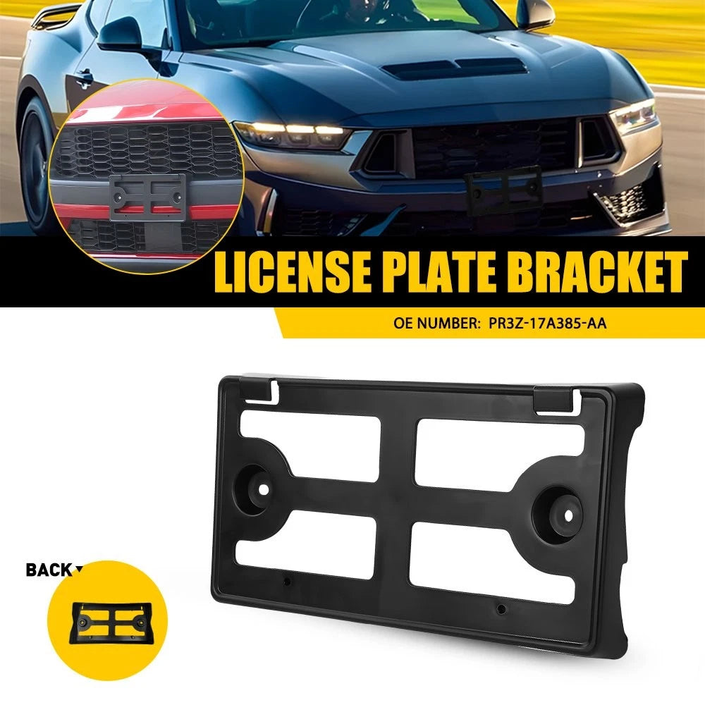 Front License Plate Tag Bracket for Ford Mustang (2024–2025) PR3Z-17A385-AA