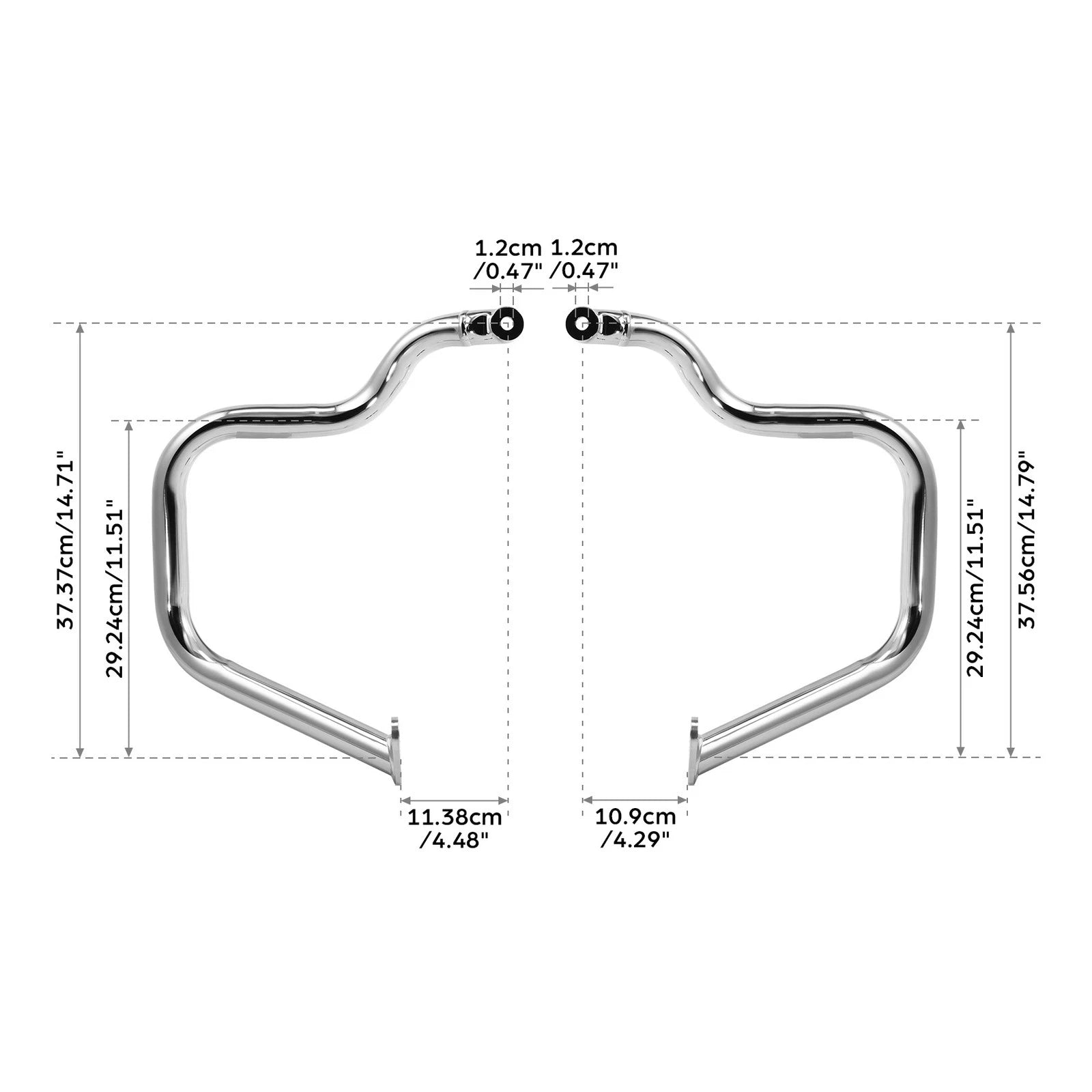 Engine Guard Crash Bar for Indian Scout Bobber Sport Sixty (2017–2023)