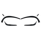 Set of 6 Front Bumper Lip Spoiler Fins Canards for Mercedes Benz C-Class (2015–2018)