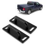 Set of 2 Black C Striker Plates for LEER Tonneau Cover 700/550 Series (N/A)