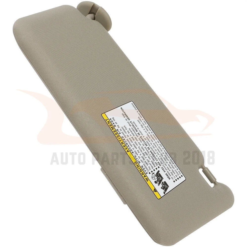 Beige Sun Visor for Toyota Camry (2009–2011) Right Side Without Sunroof