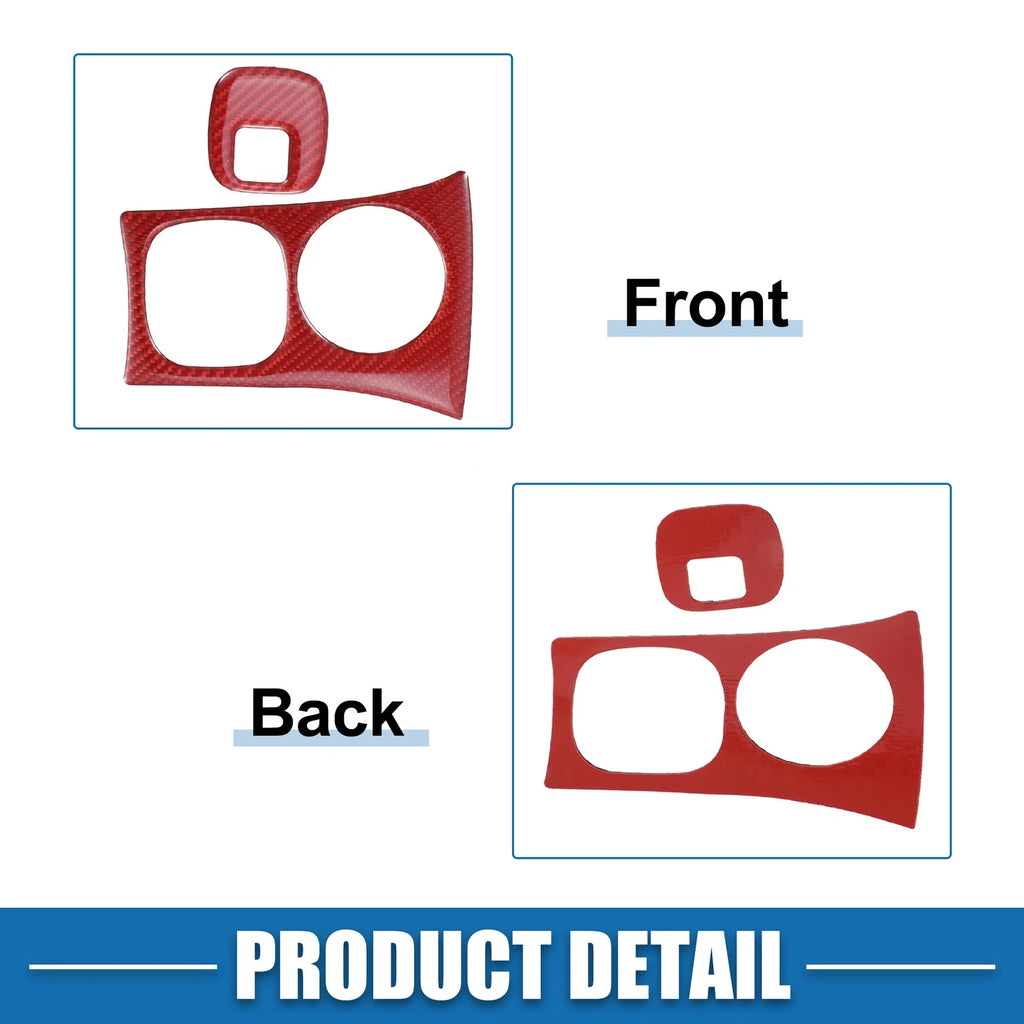 Set of 2 Ignition Key Hole Panel Covers for Chevy Corvette C5 (1997–2004) 718844598002