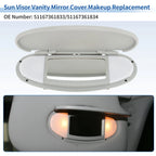 Sun Visor Vanity Mirror Cover for BMW Mini Cooper R55 R56 (2007–2013) No. 51167361833 Gray