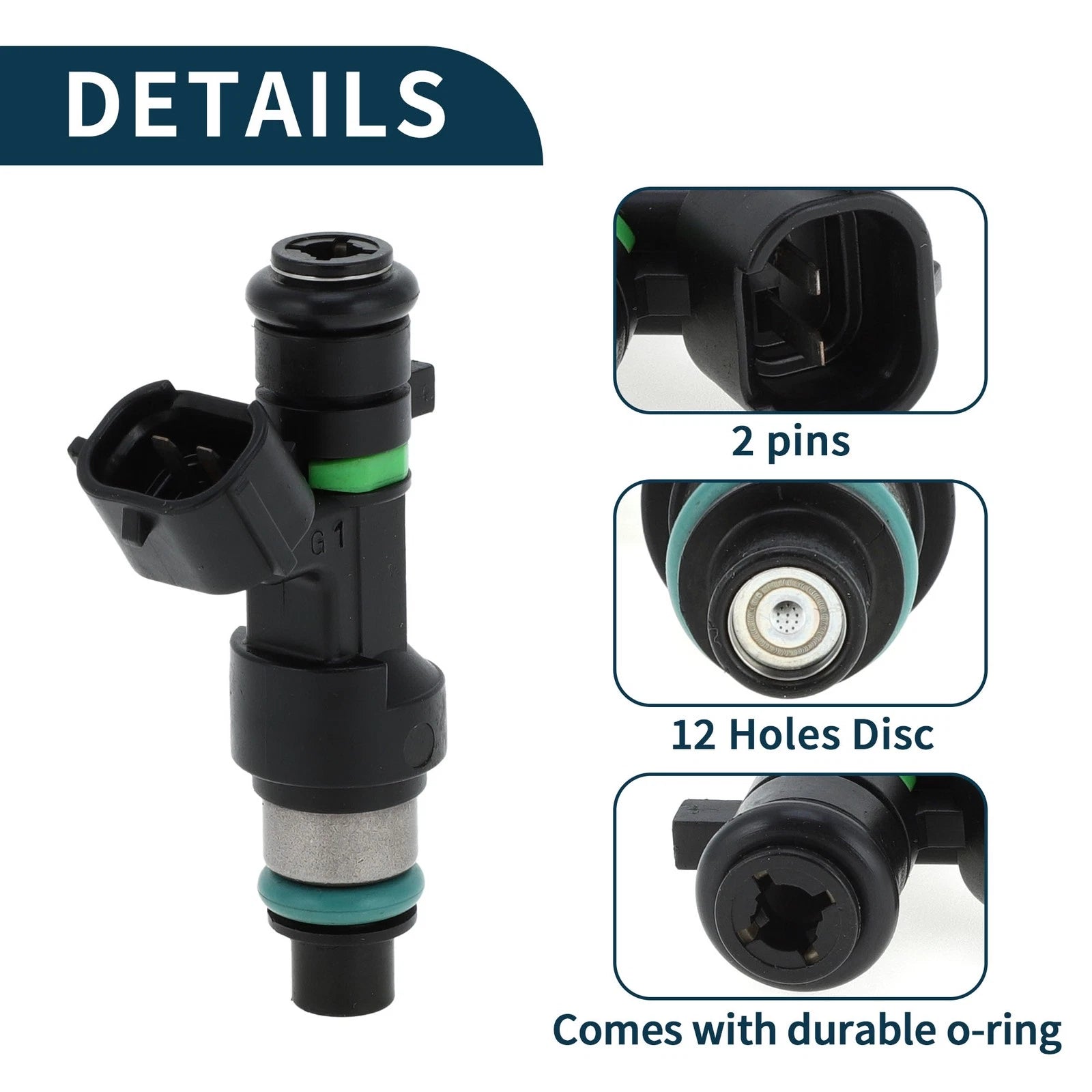 Fuel Injector No. 16600JA00A for Nissan Altima 2.5 (2010–2012)
