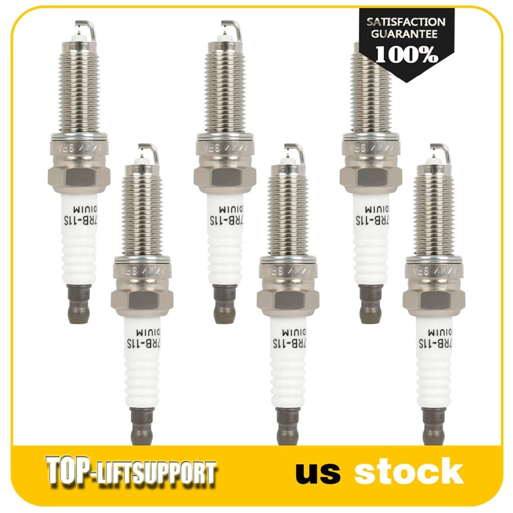 Set of 6 Iridium Spark Plugs for Chrysler 300, Dodge Challenger, Jeep Wrangler