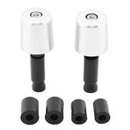 1.5in Handlebar Hand Grips & End Caps for Universal Motorcycle