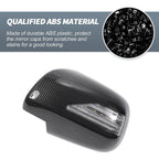 Rearview Mirror Cover Overlay Black Carbon Fiber for Lexus RX330 RX300 (2003)