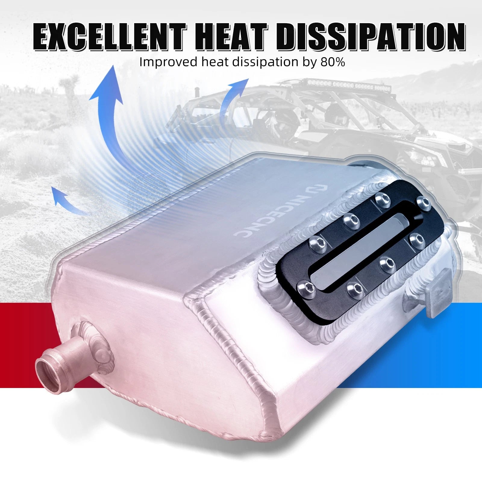 Radiator Coolant Tank Reservoir for Can-Am Maverick X3 (2017–2023)