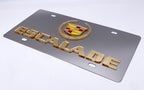 Licensed Emblem Mirror License Plate 3D Gold for Cadillac Escalade (2015–2020)
