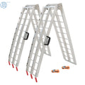 Set of 2 Aluminum Folding Loading Ramps for ATV UTV (7.5')