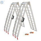 Set of 2 Aluminum Folding Loading Ramps for ATV UTV (7.5')