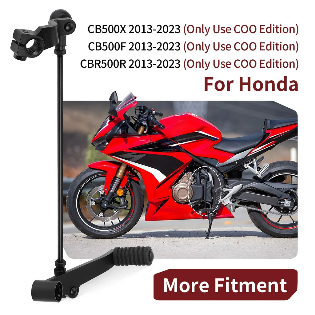 Gear Shift Lever Pedal W Change Rod Assembly for Honda CBR500R (2013–2023)