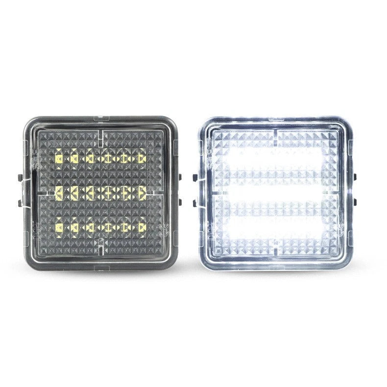 2Pcs White LED License Plate Lights for Toyota Tundra (2014–2019) Tacoma (2016–2019)
