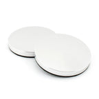 2X Handlebar Riser Top Clamp Covers for Harley - White