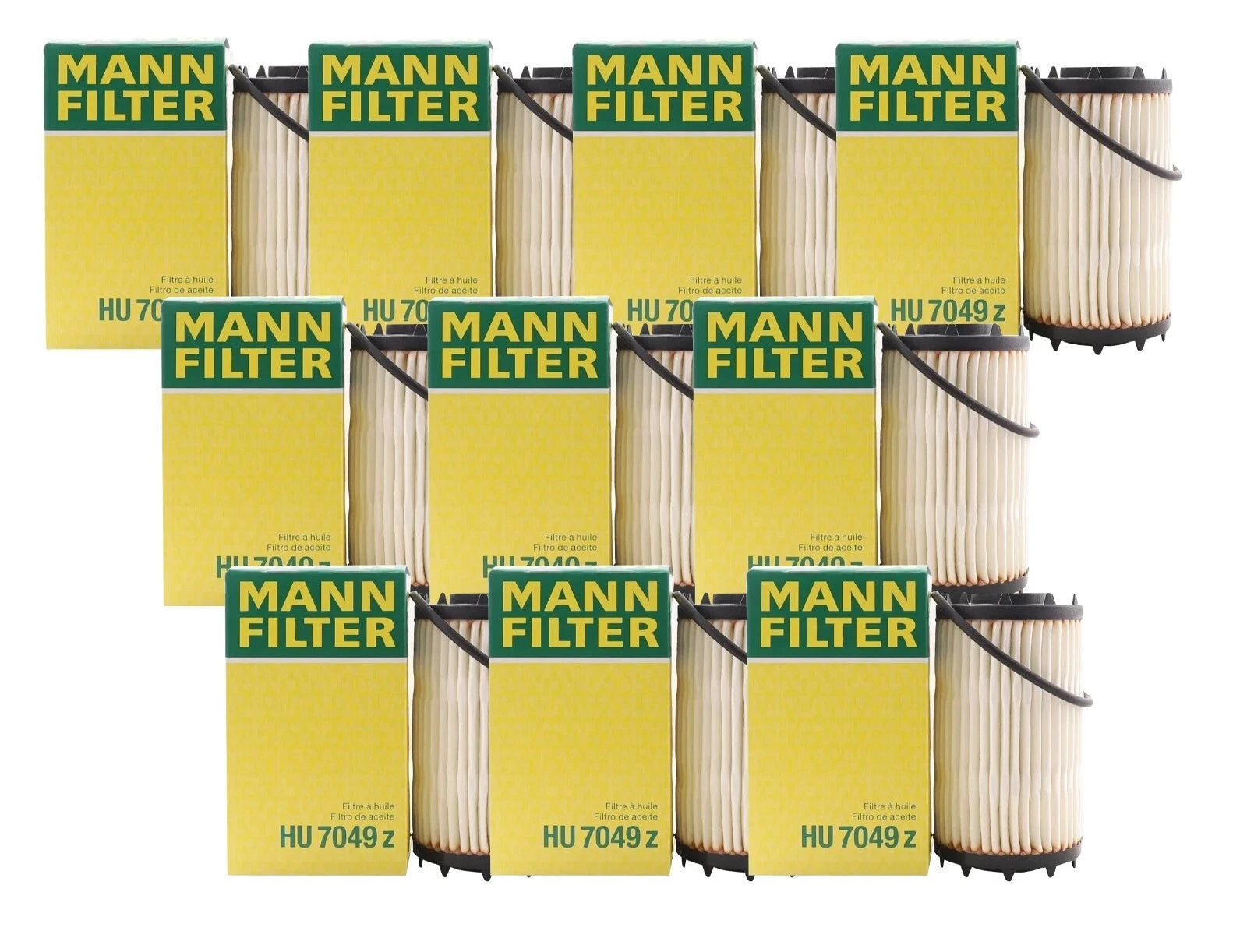 Set of 10 Engine Oil Filters for Audi Porsche Cayenne Macan Panamera