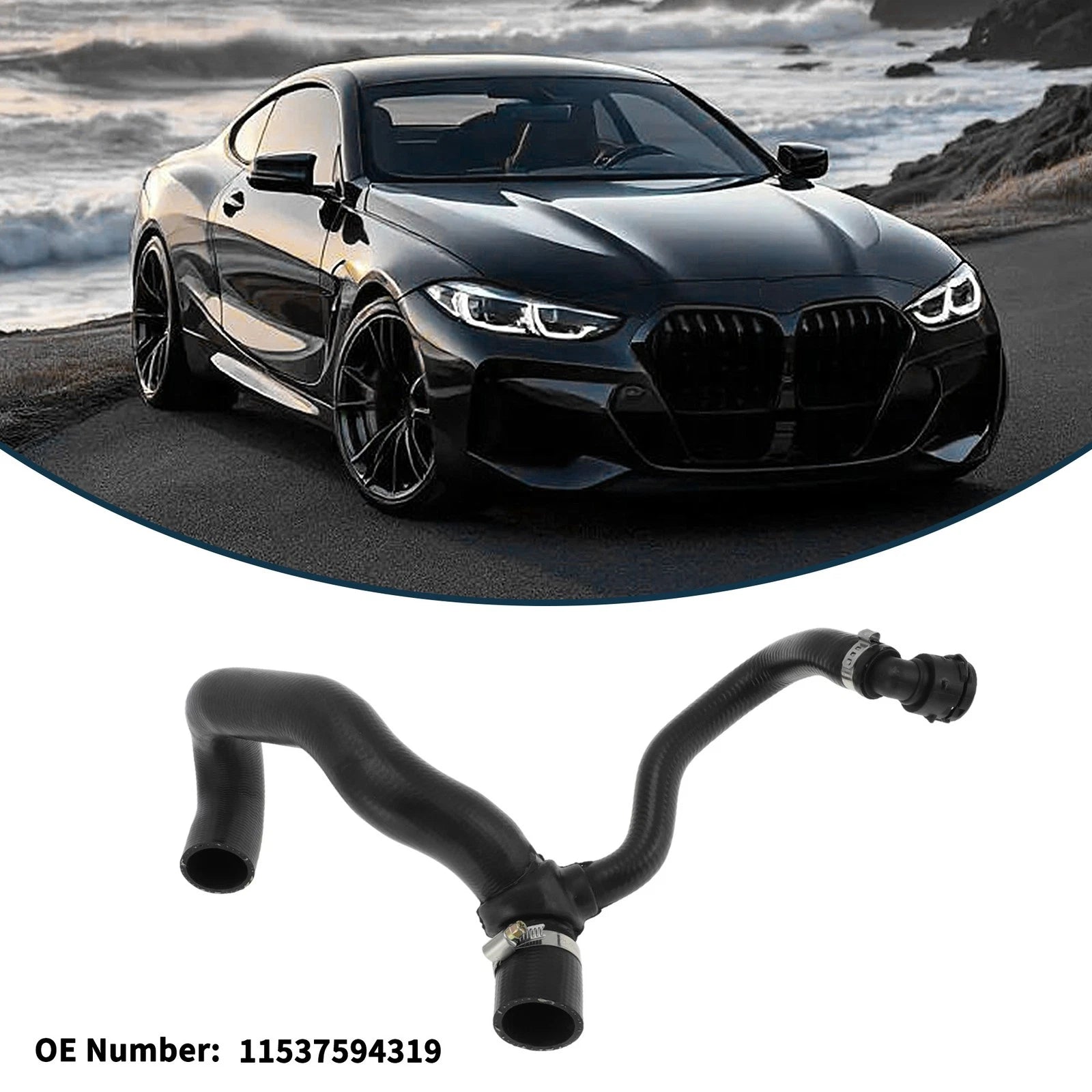 Radiator Hose for BMW F22 F23 F30 F32 F33 F34 F36 335i GT (2012–2019) No.11537594319