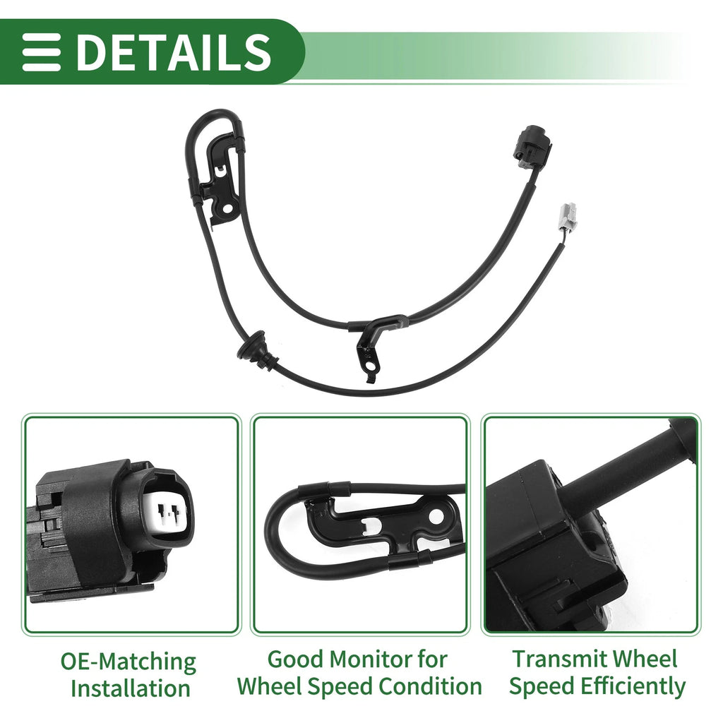 ABS Wheel Speed Sensor No. 8951633050 for Toyota Camry Avalon (2018–2023)