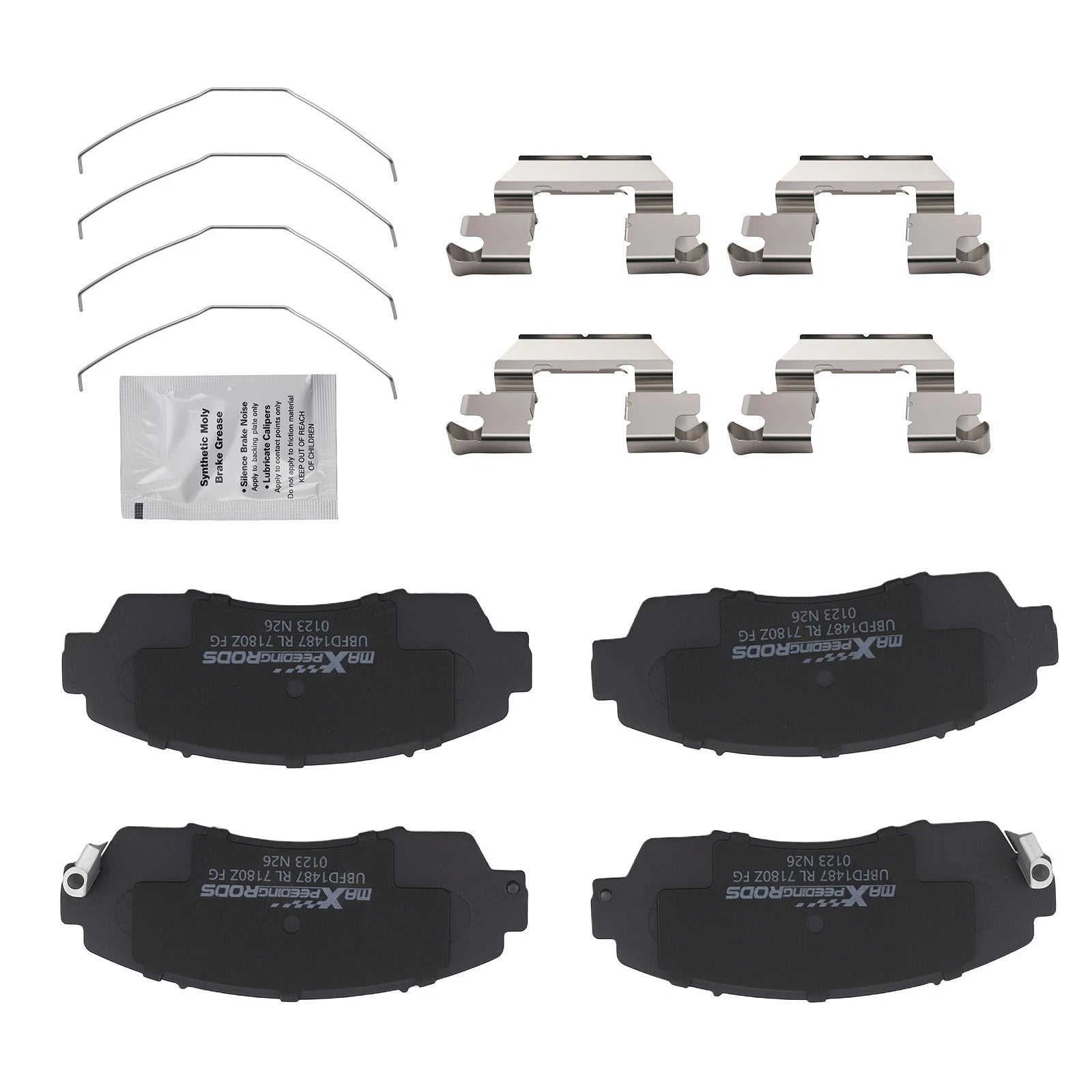 Front Ceramic Brake Pads Kit for Honda Passport/Acura RDX (2019–2025)