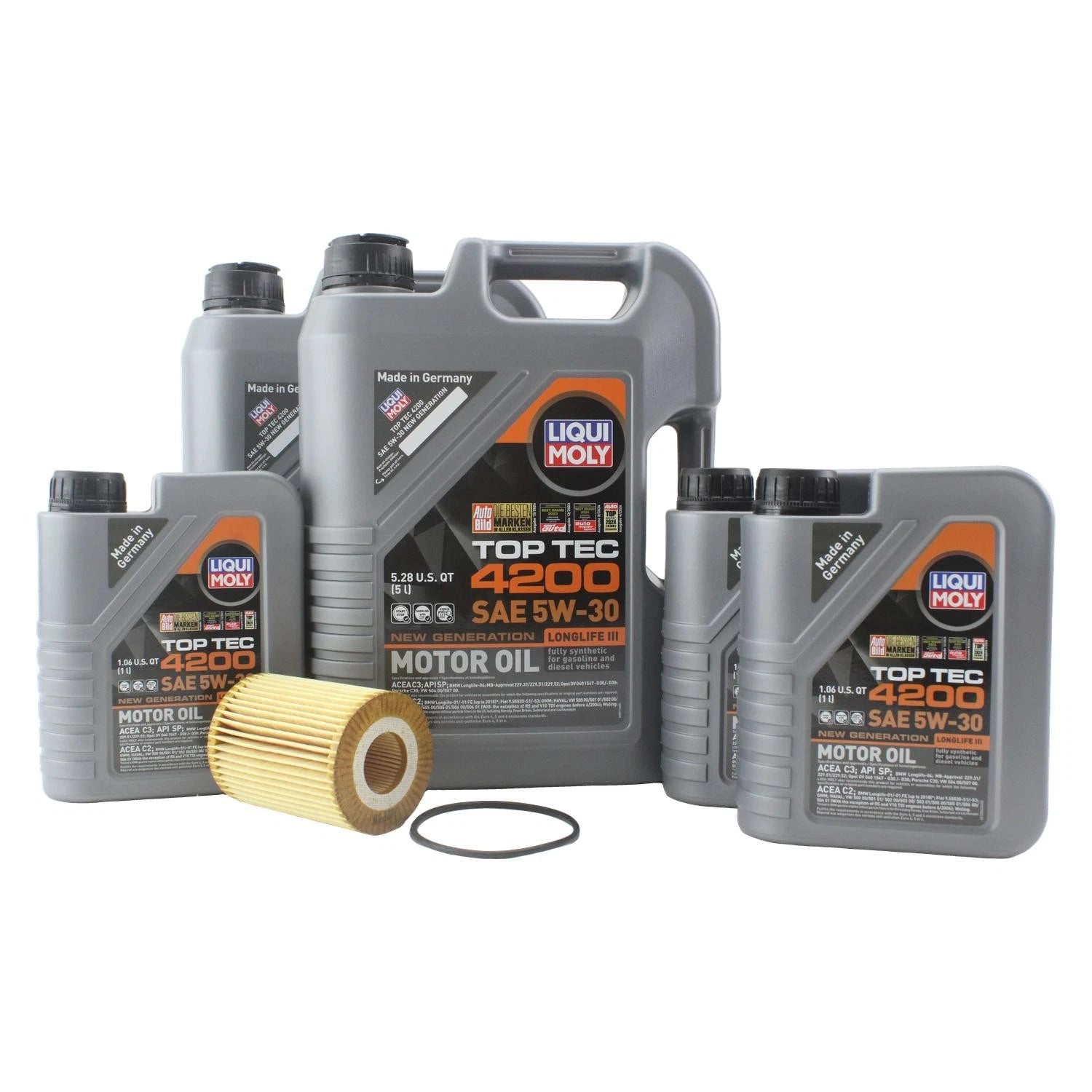 Liqui Moly TopTec 4200 5W30 Engine Oil Change Kit for W906 W907 Sprinter (2018–2023)