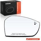 Passenger Manual Mirror Glass with Blind Spot for Ford Escape (2017–2019)
