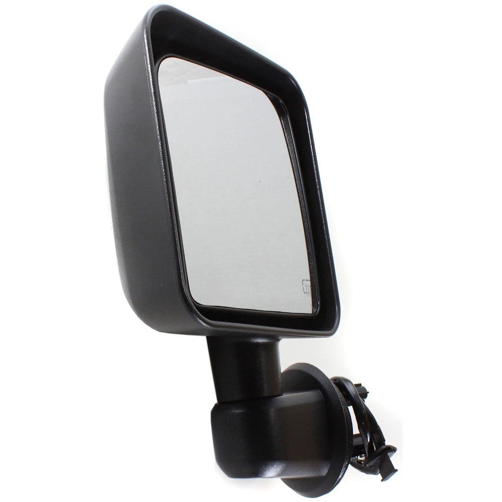 Set of 2 Heated Power Mirrors for Jeep Wrangler (2011–2013) Textured Black