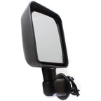 Set of 2 Heated Power Mirrors for Jeep Wrangler (2011–2013) Textured Black