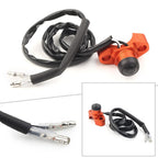 Engine Stop Start Kill Switch Button for Dirt Bike Quad (Universal) - Orange