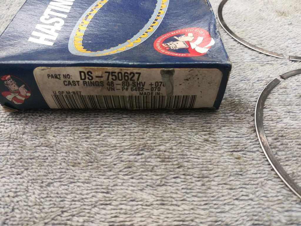 Hastings Ring Set for Harley Davidson Shovelhead Panhead (48-80) +070 DS-750627