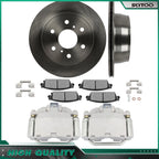 Rear Brake Caliper Rotor Ceramic Pad for Chevy Suburban 1500 (2007–2014)
