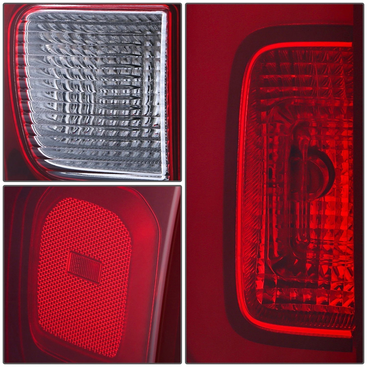 Left LED Taillight for Honda Ridgeline (2017–2019) OE Style Chrome Housing