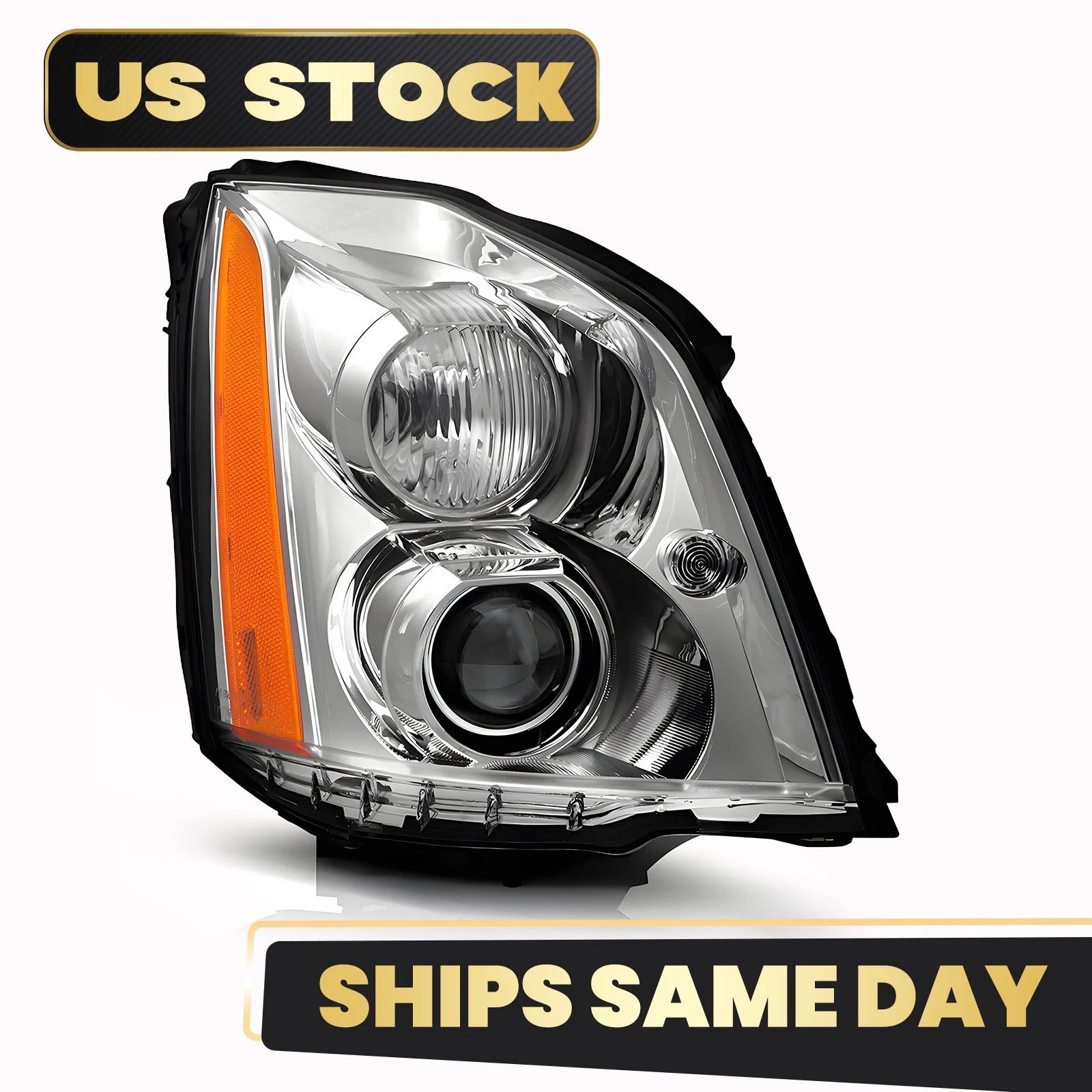 HID/Xenon Headlight with Bulb & Ballast for Cadillac DTS (2006–2011)