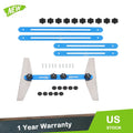 Stair Tread Gauge Template Tool for Stair Shelf Measuring (8-60 Inch)