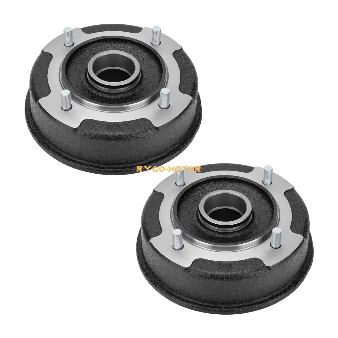 2X Front Brake Drum W/Bolts for Kawasaki Mule 500 550 (KAF300) 41038-1238