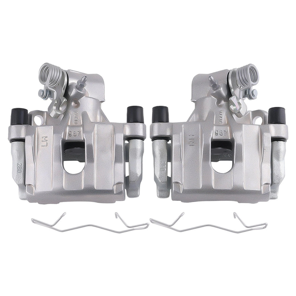 Rear L & R Brake Calipers w/Bracket for Mazda 3 Ford C-Max Escape 19-B6284A New