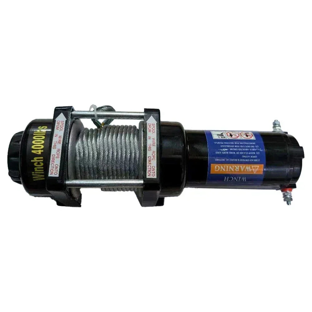 12V 4000LBS Electric Winch for Truck with 5mm x 10m Steel Cable
