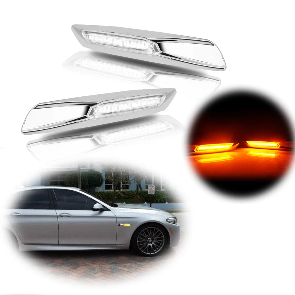 LED Front Side Marker Lights for BMW 1 3 5 Series (2004–2010)