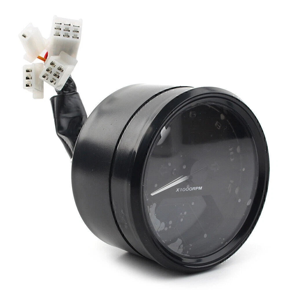 LCD Digital Motorcycle Odometer Speedometer Tachometer Gauge 12000RPM