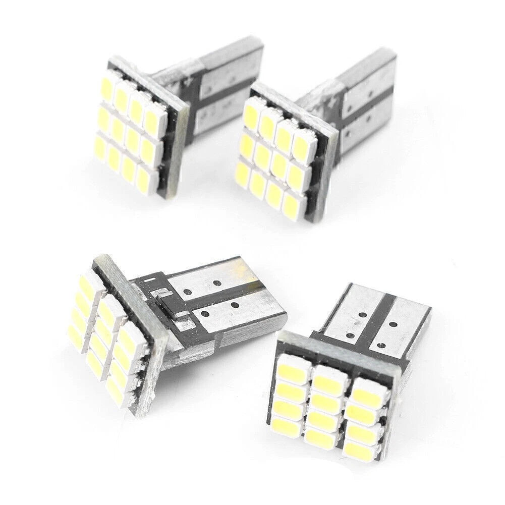 Set of 4 T10 1206 12 SMD Map Reading Bulbs for Car