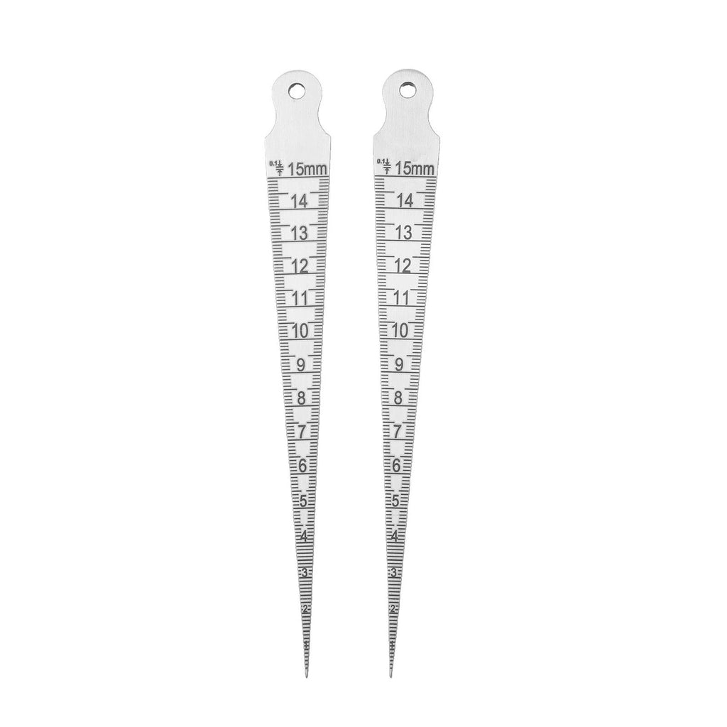 Set of 2 Taper Gauge Feeler Tools for Accurate Cylindrical Measurements