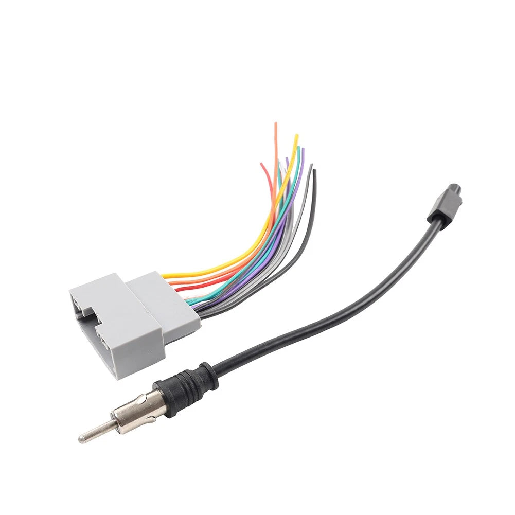 Car Stereo Radio Cable Adapter Wire Harness Antenna for Jeep Dodge