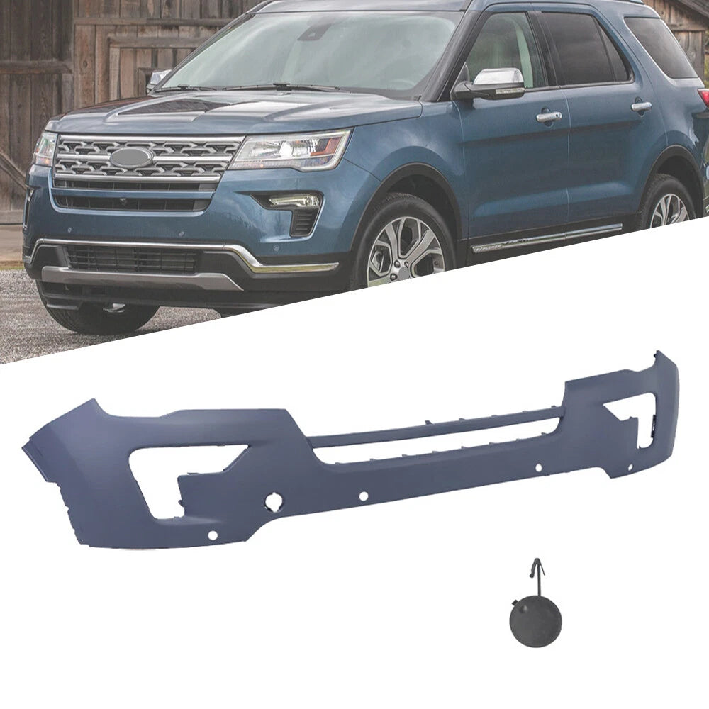 Front Bumper Cover for Ford Explorer (2018–2019) Primed Plastic