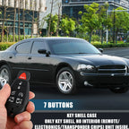 Keyless Entry Remote Key Shell Cover for Dodge Chrysler (No Chip)