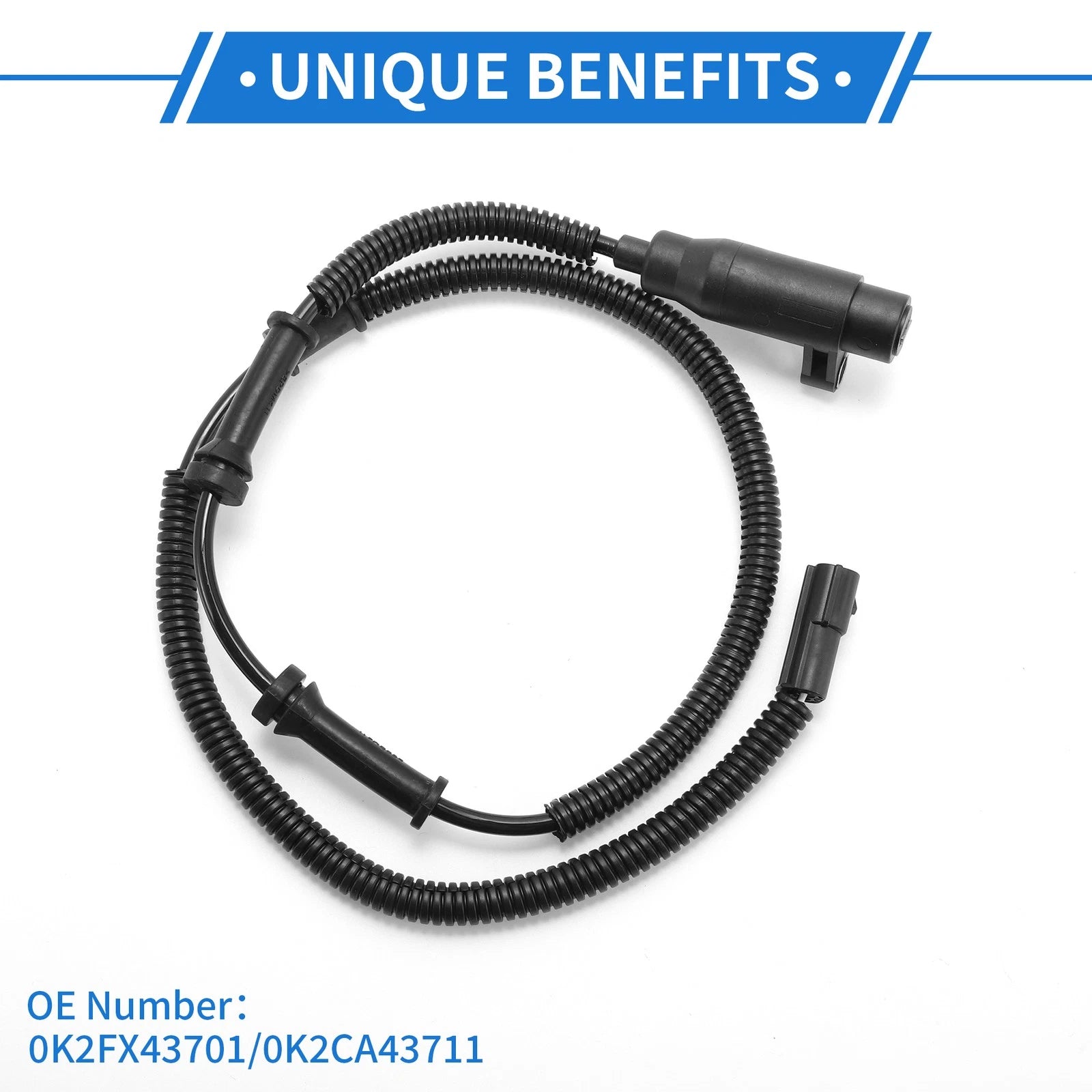 ABS Wheel Speed Sensor for KIA Carens II (2006–2012) 0K2FX43701/0K2CA43711