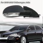 Left Side Mirror for VW Jetta (2005–2010) - Power Heated, Turn Signal, Puddle Light