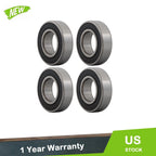 Set of 4 1641-2RS Ball Bearings 1" x 2" x 9/16 Rubber Sealed