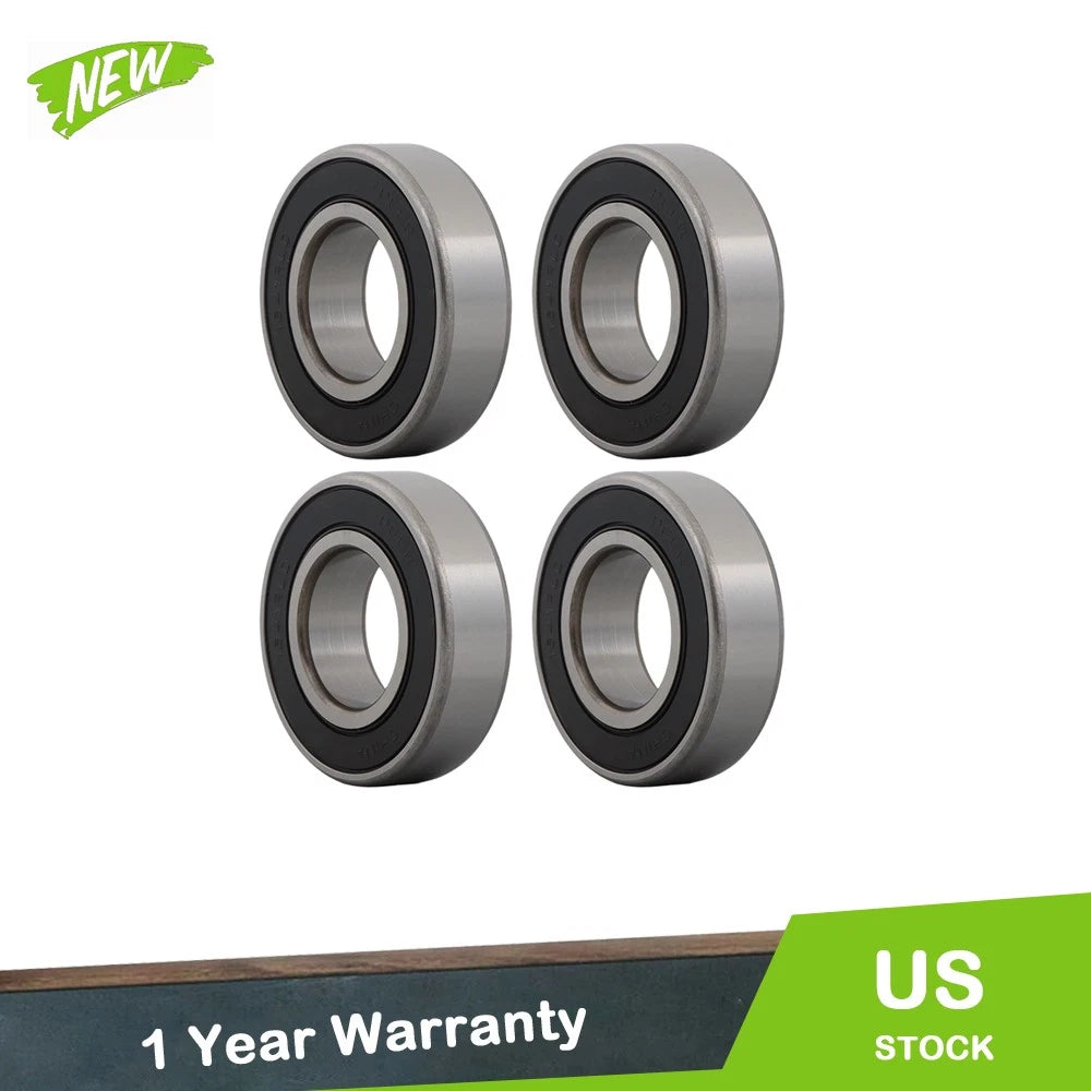 Set of 4 1641-2RS Ball Bearings 1" x 2" x 9/16 Rubber Sealed