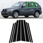 Glossy Black Door Trim Decal Covers for 2007-2013 BMW X5 E70 (2007-2013)